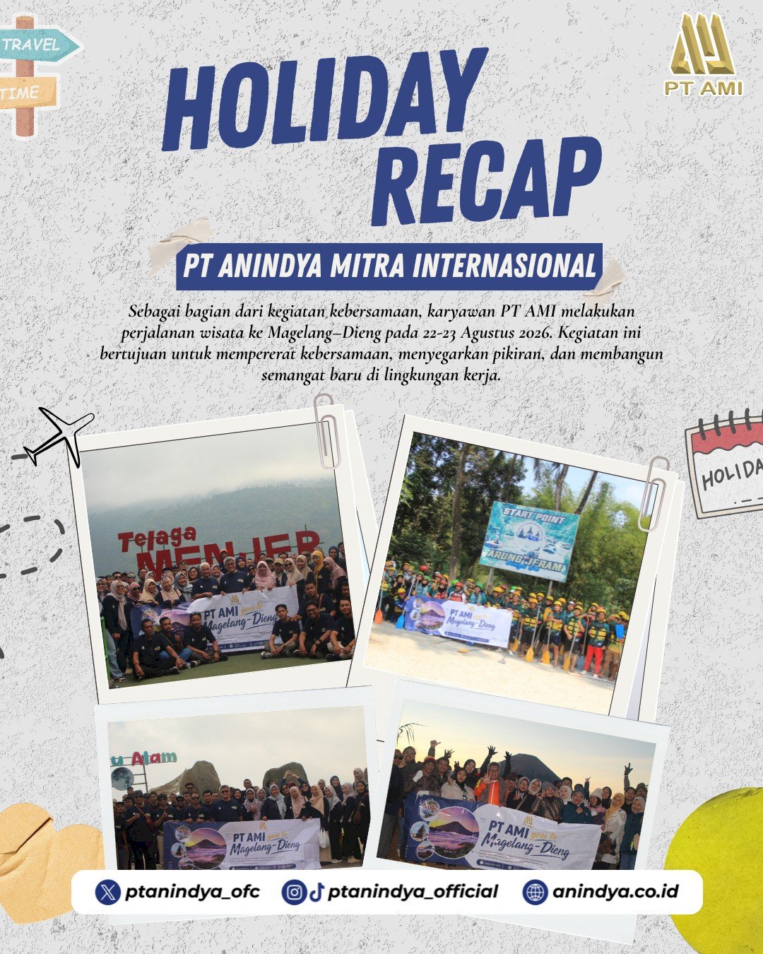 PT AMI Piknik Day ke Magelang–Dieng